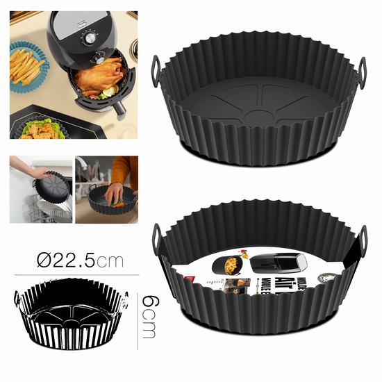 MOULE SILICONE AIR FRYER 19-22.5 cm