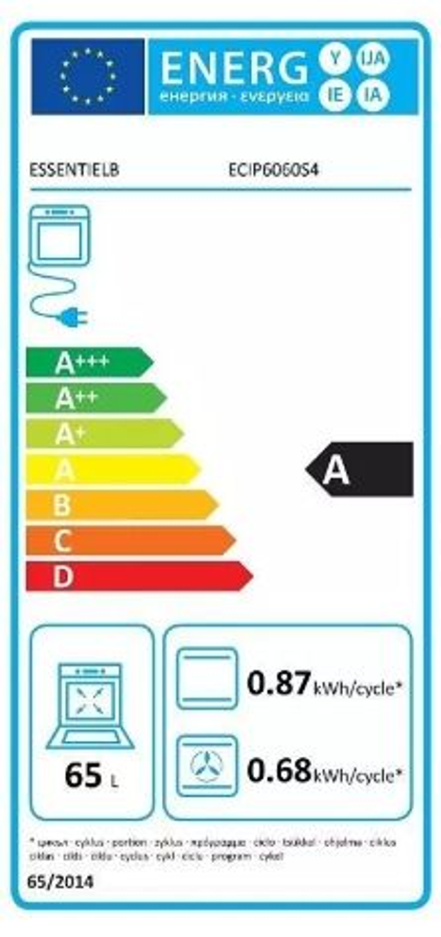 Cuisinière induction ESSENTIELB pyrolyse