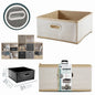 CUBE DE RGT TNT TAUPE MOUCHETE 31 x 31 x H 15 cm