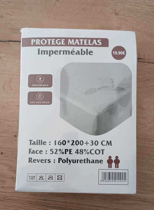 Protège Matelas Imperméable 160x200cm