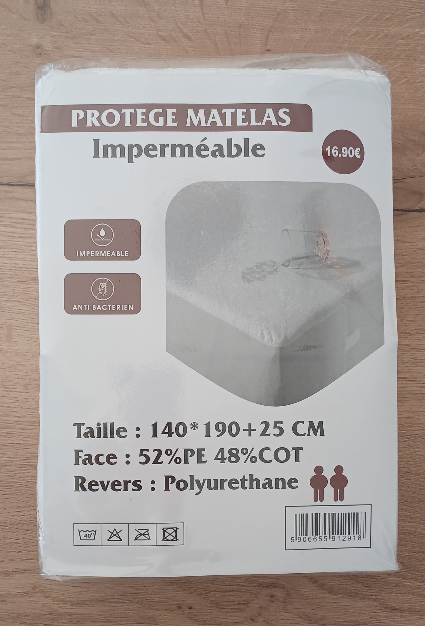 Protège Matelas Imperméable 140x190cm
