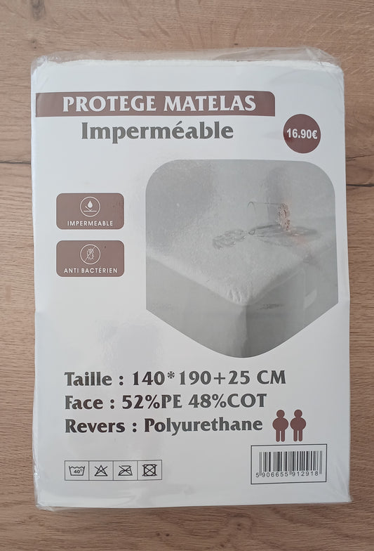 Protège Matelas Imperméable 140x190cm
