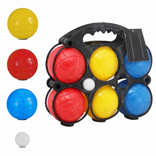 BOULES DE PETANQUE PLASTIQUE X 6 Diam 7 cm