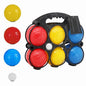 BOULES DE PETANQUE PLASTIQUE X 6 Diam 7 cm