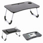 TABLE PLIABLE COUL. NOIR P/ORDINATEUR PORTABLE 60 x 40 x 26 cm