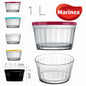 BOITE HERMETIQUE EN VERRE A/COUVERCLE COULEUR 1 litre