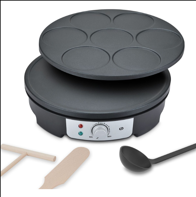 Crêpière ESSENTIELB ECPM4 2 en 1 grande crepe et mini crepes