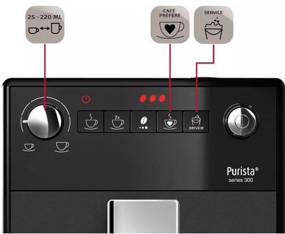 Expresso Broyeur MELITTA purista noir