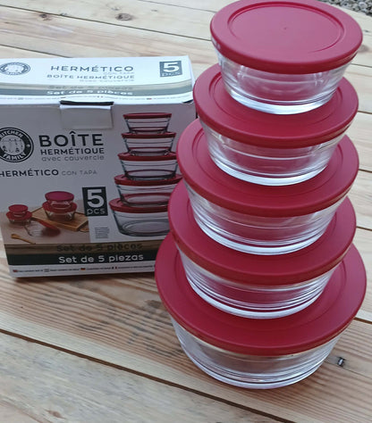 Boites hermétiques en verre