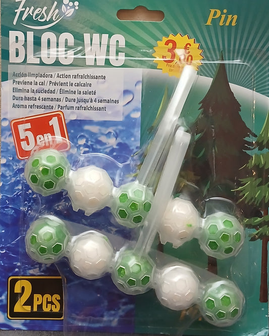 Bloc wc parfum pin